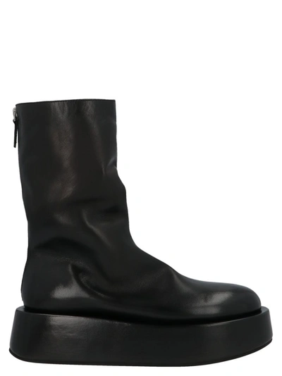 Shop Marsèll Piattaforma Ankle Boots In Black