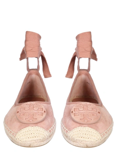 Shop Tory Burch Minnie Ankle Strap Espadrilles In Pink