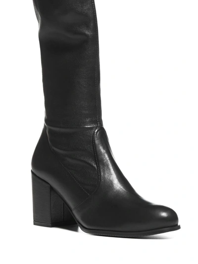 Shop Stuart Weitzman Tieland Over The Knee Boots In Black