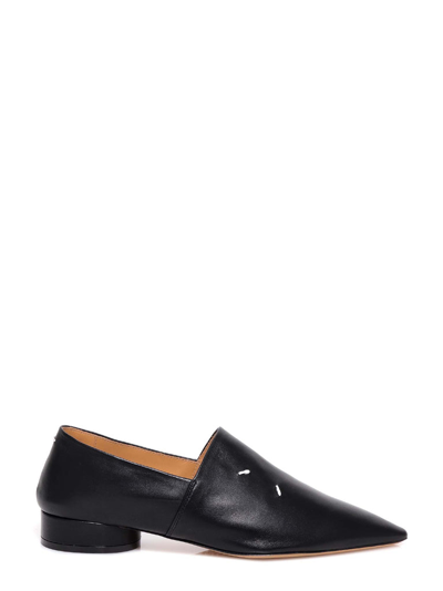 Shop Maison Margiela Stitched Pointed In Black