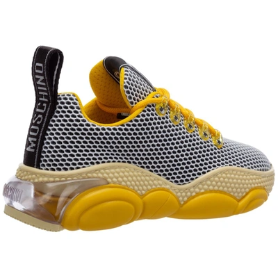 Shop Moschino Bubble Teddy Sneakers In Yellow