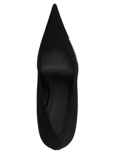 Shop Balenciaga Knife Knit Pumps In Black