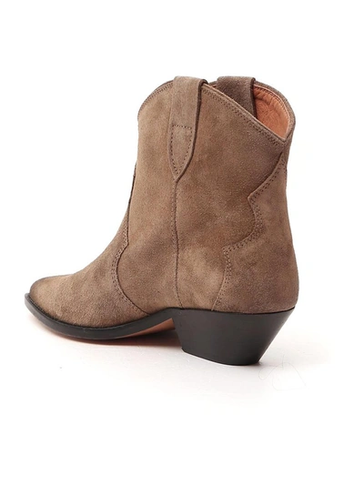 Shop Isabel Marant Dewina Ankle Boots In Brown