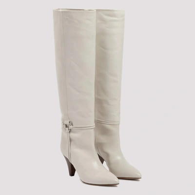 Shop Isabel Marant Learl Boots In White
