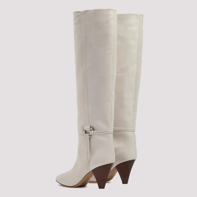 Shop Isabel Marant Learl Boots In White