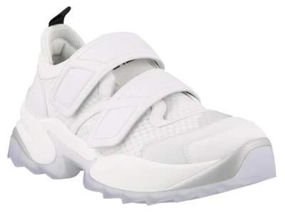 Shop Sergio Rossi Extreme Touch Strap Sneakers In White