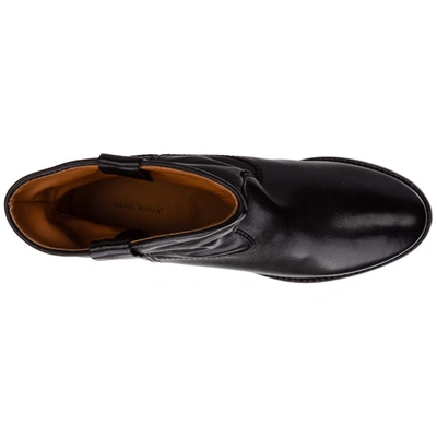Shop Isabel Marant Crisi Ankle Boots In Black