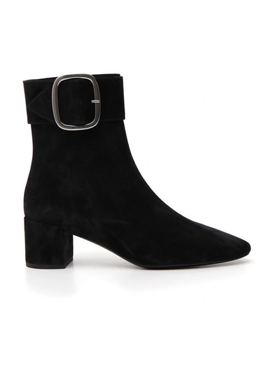 Shop Saint Laurent Joplin 50 Boots In Black