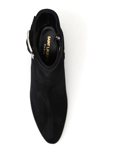Shop Saint Laurent Joplin 50 Boots In Black