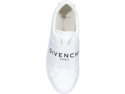 Shop Givenchy Paris Webbing Sneakers In White