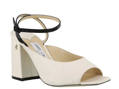 Shop Jimmy Choo Jassidy Sandals In White
