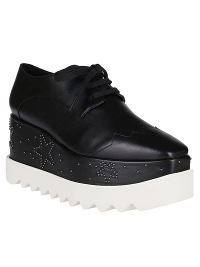 Shop Stella Mccartney Elyse Star Platform Lace In Black