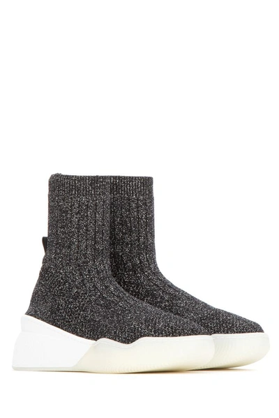 Shop Stella Mccartney Loop Sock Sneakers In Grey