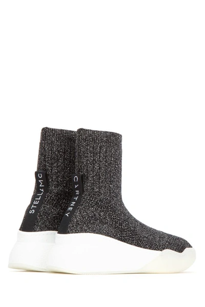 Shop Stella Mccartney Loop Sock Sneakers In Grey