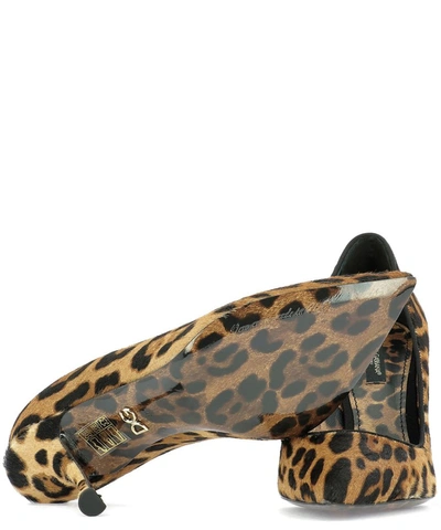 Shop Dolce & Gabbana Leopard Print Pumps In Multi