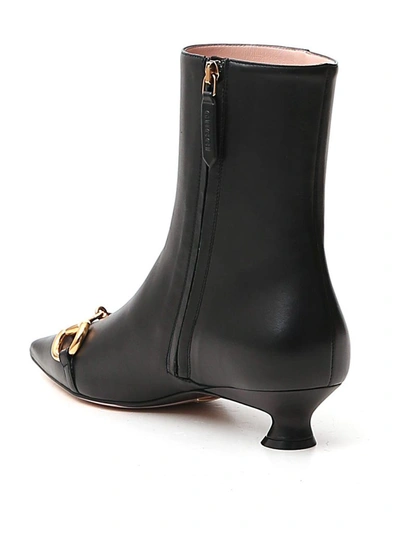 Shop Gucci Deva Ankle Boots In Black