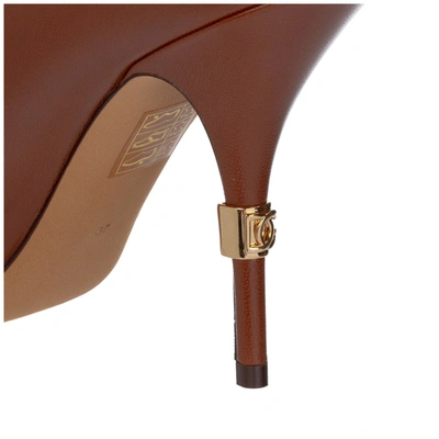 Shop Dolce & Gabbana Pointed In Brown