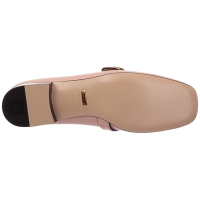 Shop Gucci Gg Marmont Loafers In Pink