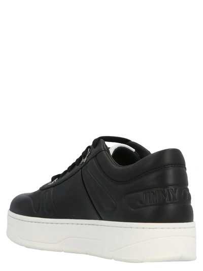 Shop Jimmy Choo Hawaii Sneakers In Black