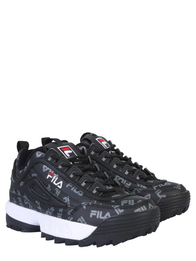 Shop Fila Disruptor Logo Sneakers In Black