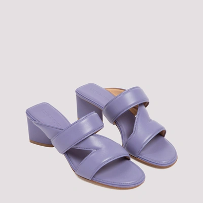 Shop Bottega Veneta The Band Sandals In Purple