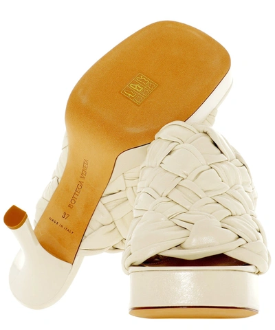 Shop Bottega Veneta Bv Board Sandals In Beige