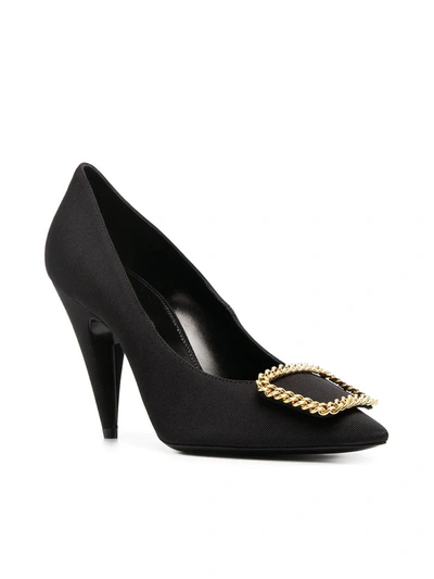 Shop Saint Laurent St Sulpice Pumps In Black