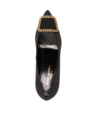 Shop Saint Laurent St Sulpice Pumps In Black