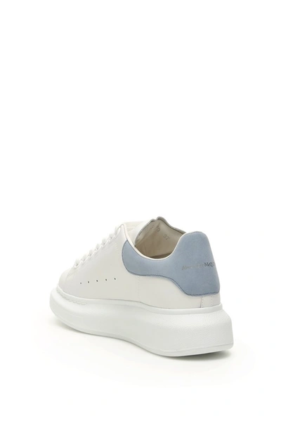Alexander Mcqueen Oversized Sneaker White Blue from Suplook (REAL LEATHER ,  1:1 TOP QUALITY, CORRECT LOGO FONT), (Pls Contact Whatsapp at  +8618559333945 to make an order or check details. Wholesale and retail