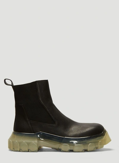 Shop Rick Owens Tractor Boots In Black