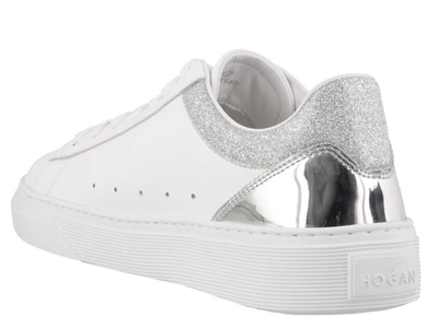 Shop Hogan H365 Glitter Detail Sneakers In Multi