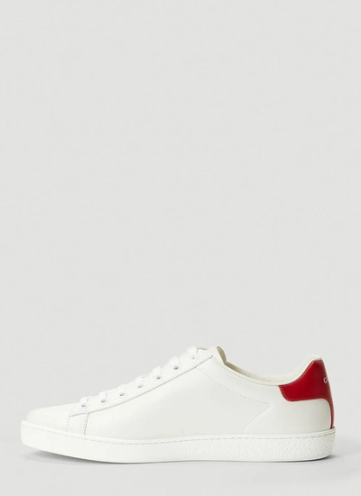 Shop Gucci Ace Interlocking G Sneakers In White