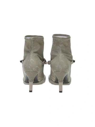 Shop Marine Serre Reflective Sock Boots In Grey