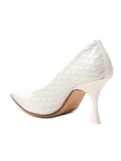 Shop Mm6 Maison Margiela Bubble Wrap Effect Pumps In White