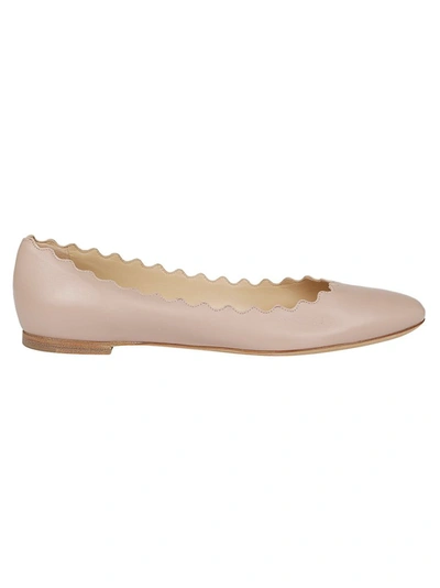 Shop Chloé Lauren Ballerina Flats In Pink