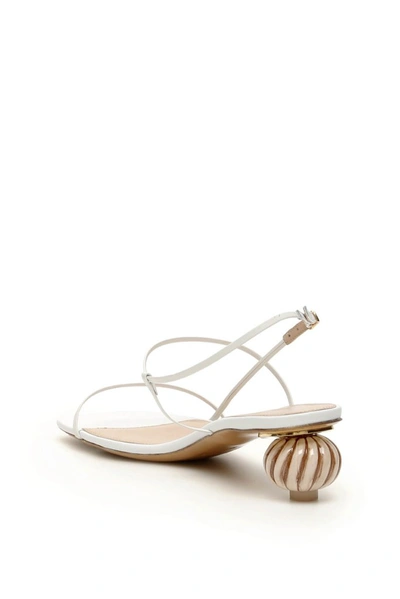 Jacquemus White 'les Sandales Manosque' Heeled Sandals | ModeSens