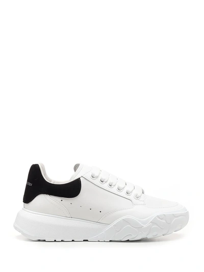 Shop Alexander Mcqueen Oversized Court Sneakers In White