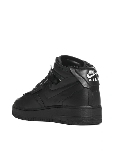 Shop Comme Des Garçons X Nike Air Force 1 Cut In Black