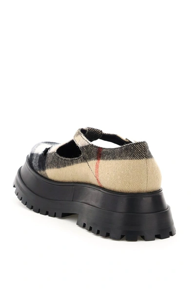 Shop Burberry Vintage Check Chunky Sole Shoes In Multi