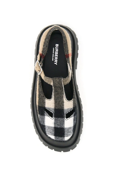 Shop Burberry Vintage Check Chunky Sole Shoes In Multi