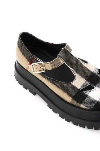 Shop Burberry Vintage Check Chunky Sole Shoes In Multi