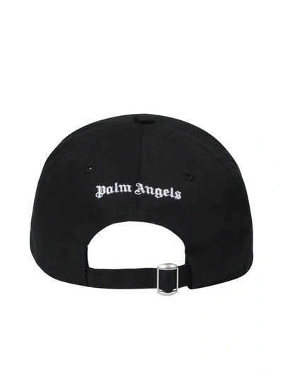 Shop Palm Angels Flames Baseball Cap In Black