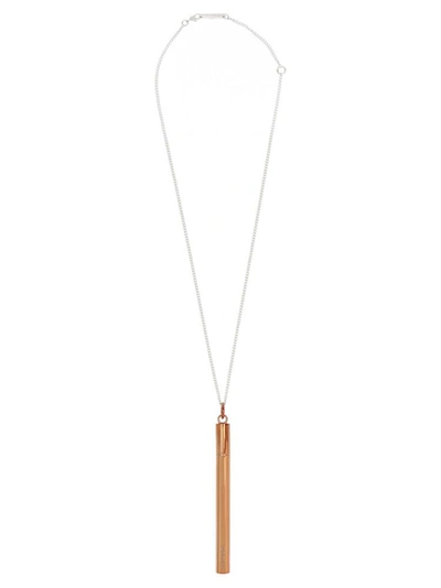 Shop Ambush Lighter Case Pendant Necklace In Brown