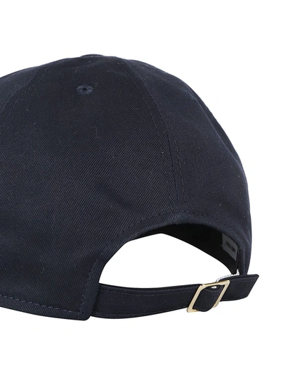 Shop Thom Browne Embroidered Ball Baseball Cap In Blue