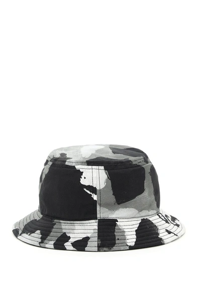 Shop Dolce & Gabbana Camouflage Bucket Hat In Multi