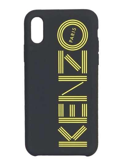 Shop Kenzo Logo Printed Iphone Xs Case In Black