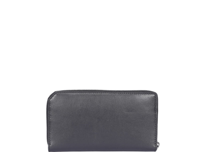 Shop Jimmy Choo Carnaby Zipped Wallet In Black