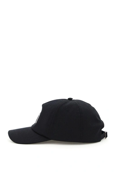 Shop Valentino Vltn Logo Printed Baseball Cap In Black