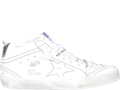 Shop Golden Goose Deluxe Brand Mid Star Sneakers In White