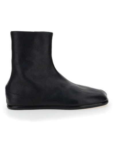 Shop Maison Margiela Tabi Ankle Boots In Black